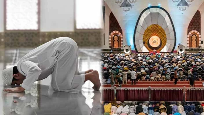 praying in person with jamat
