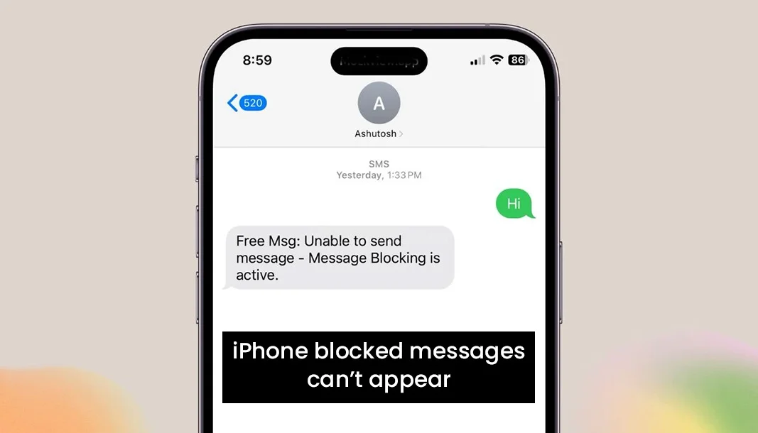 2 how to view blocked messages