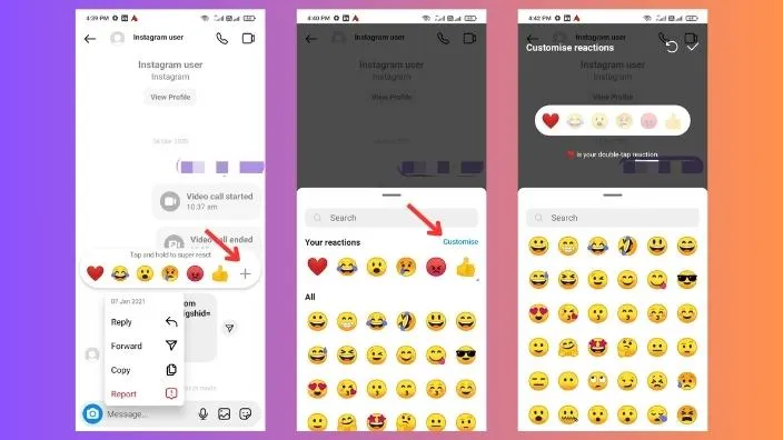 customize your emojis reaction