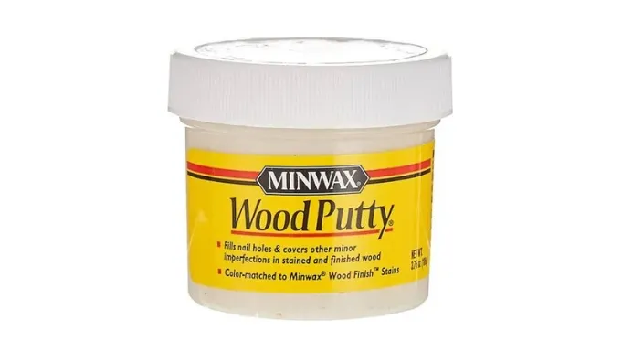 close pecked holes with woody putty